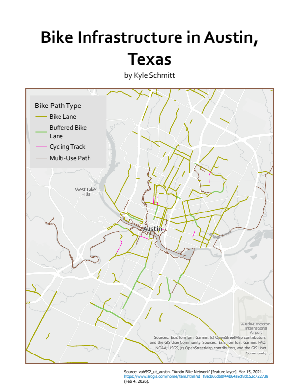 Bike Infrastructure in Austin, Texas